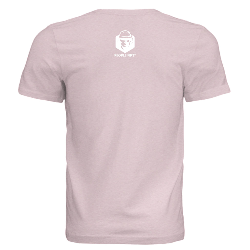 Pink Triblend - BACK